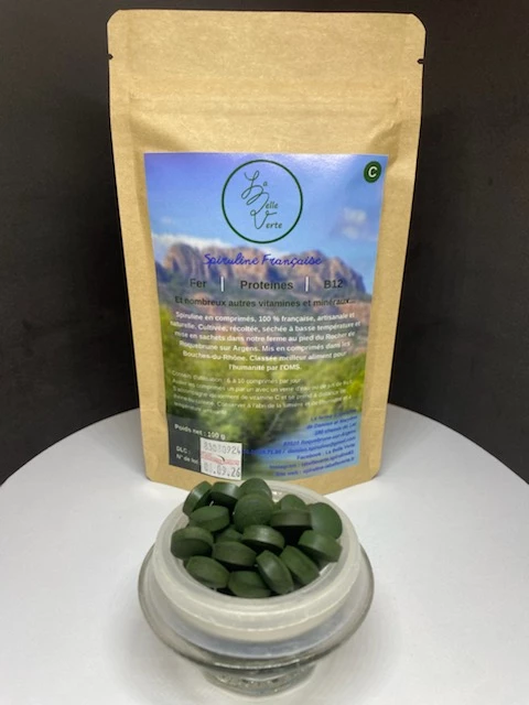 Spiruline en comprimés
